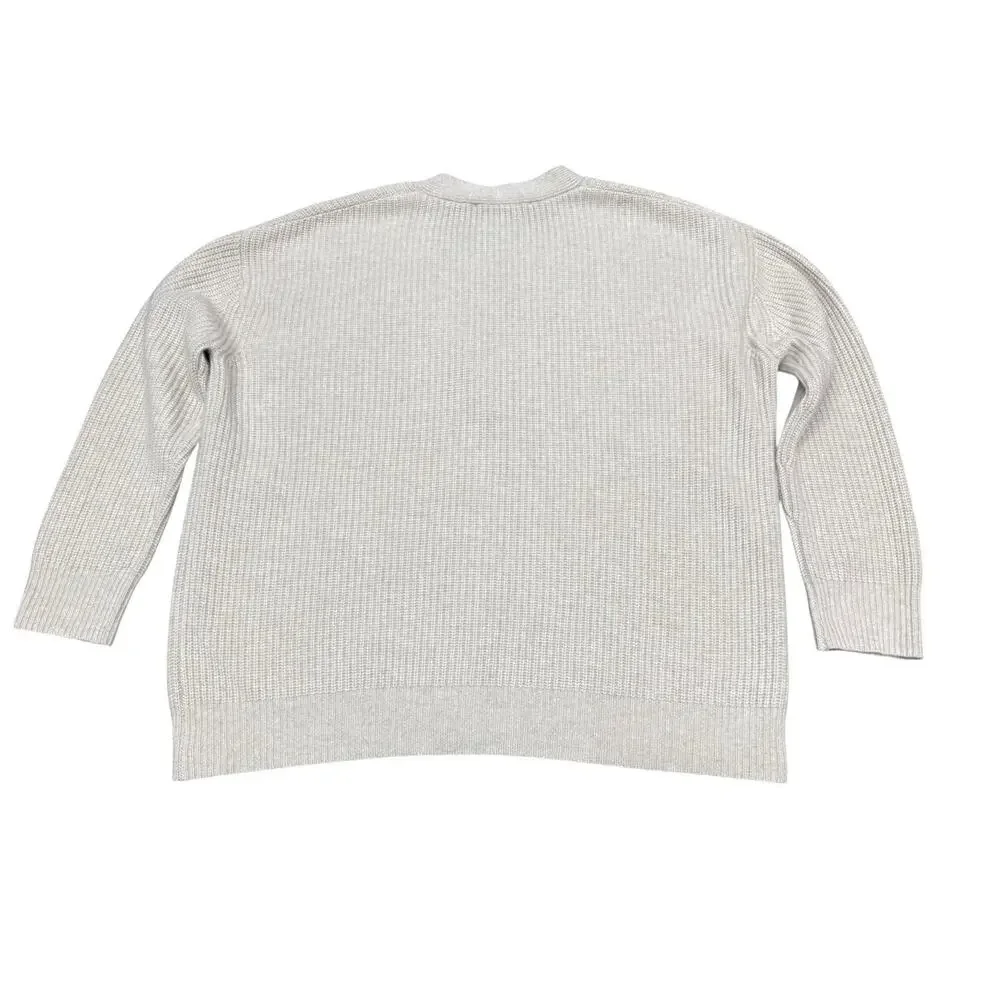 Jenni Kayne Cashmere Cocoon Cardigan Ivory Oatmeal Oversized 2XS XS - Picture 6 of 7
